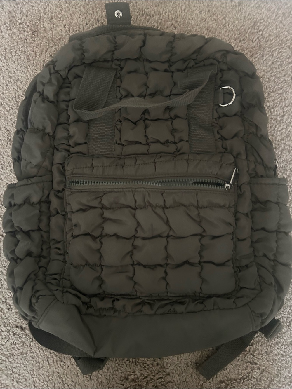 Target Men’s Quilted Puffer Backpack - Black